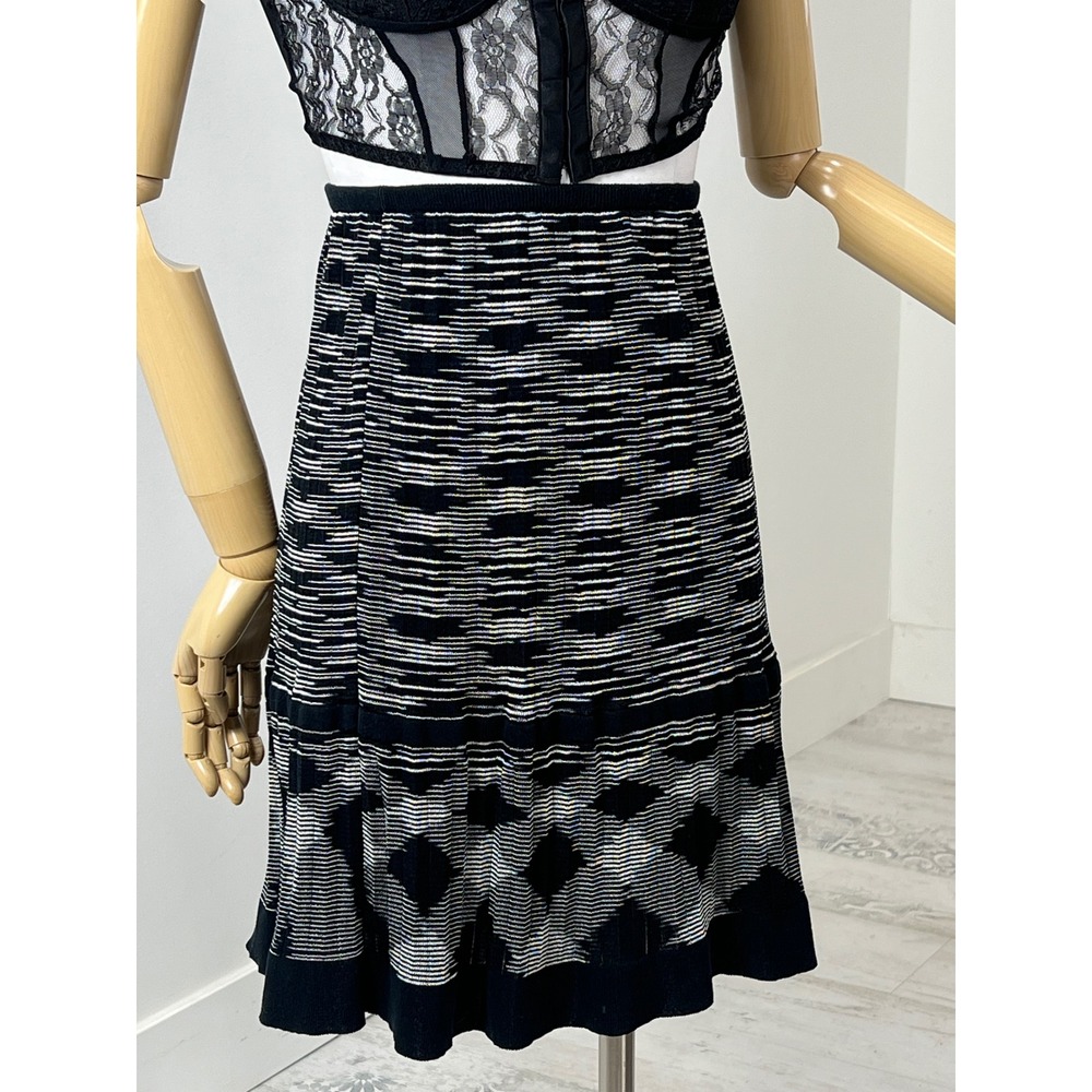 Missoni Black And White Skirt Size 40 US 4